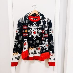 Limited Edition Miller Lite Holiday Sweater